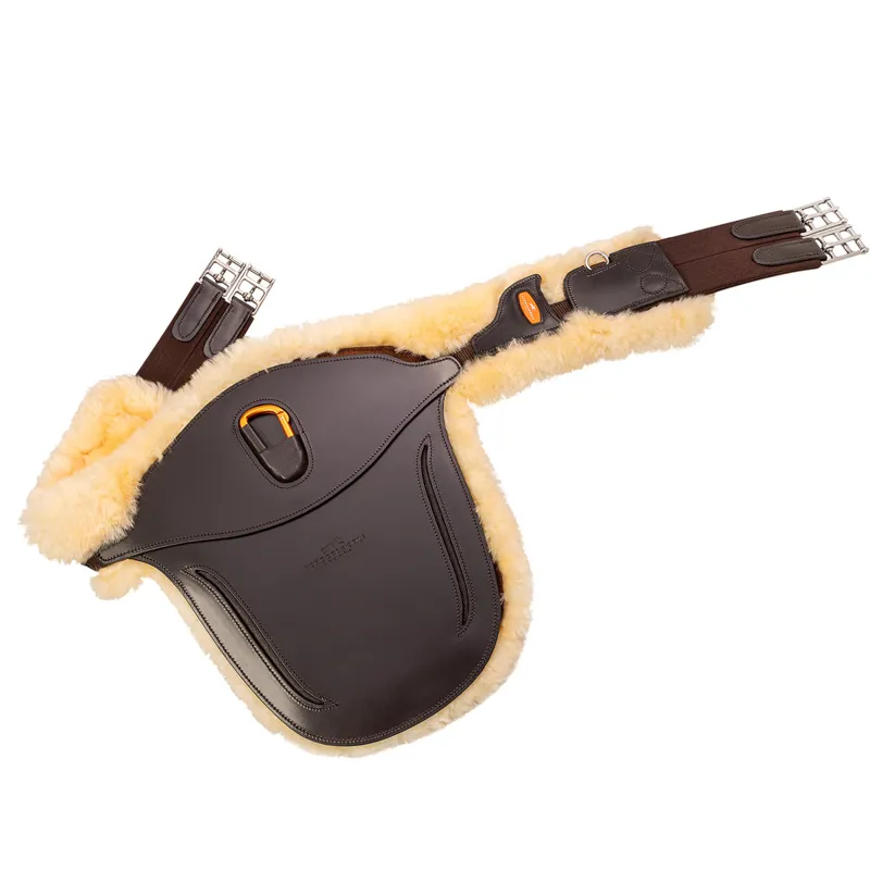 Schockemohle Olymp Pro Anatomical Jumping Girth - Espresso/Silver